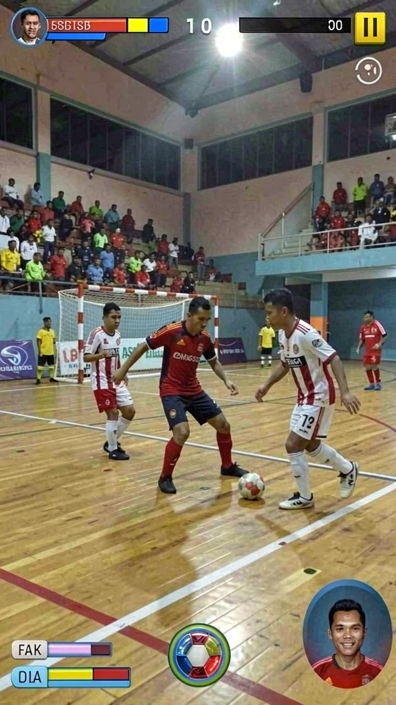Fase permainan yang menantang dengan banyak rintangan.