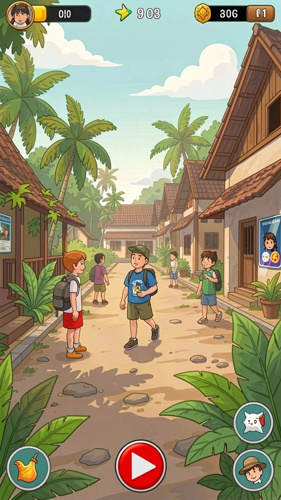 Antarmuka permainan yang intuitif dan mudah digunakan.