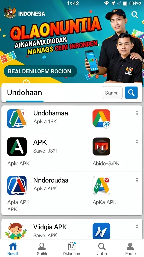 Tampilan antarmuka yang bersih dan mudah dipahami.