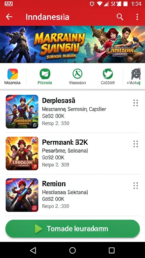 Screenshot menunjukkan gameplay yang menarik dan penuh aksi.