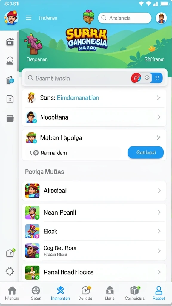Level baru yang menantang dan penuh rintangan.