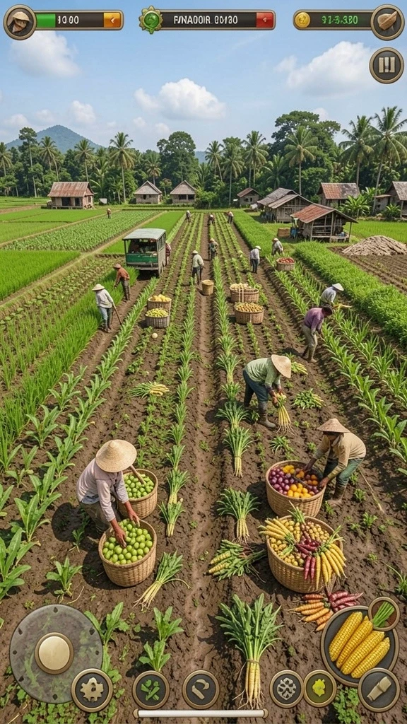 Menu pilihan level yang mudah dinavigasi.