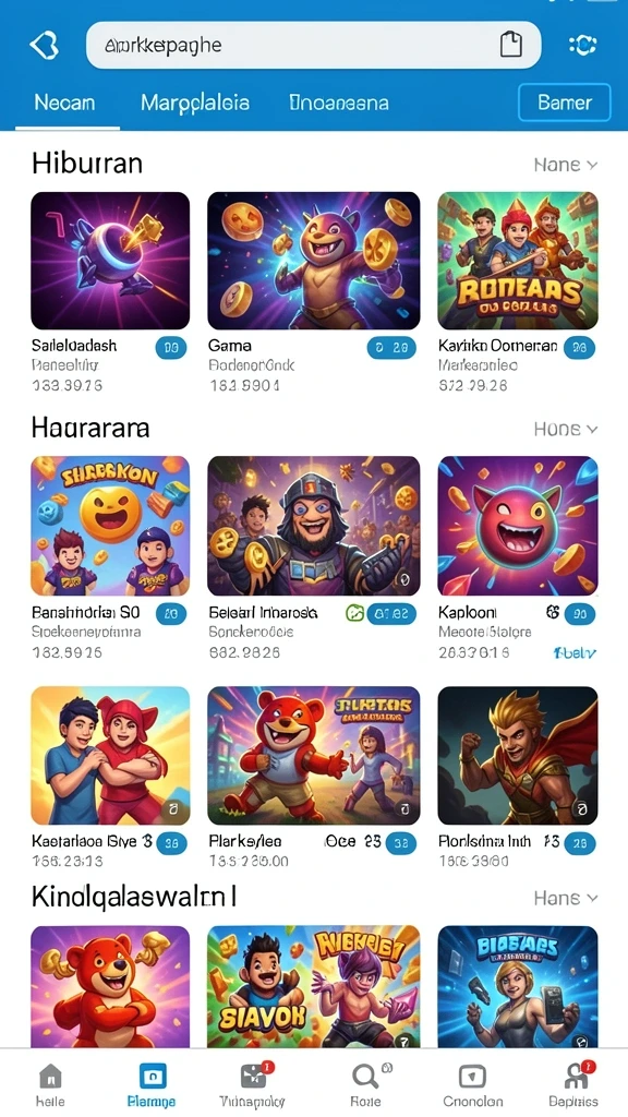 Screenshot menampilkan tabungan kemenangan besar pemain.