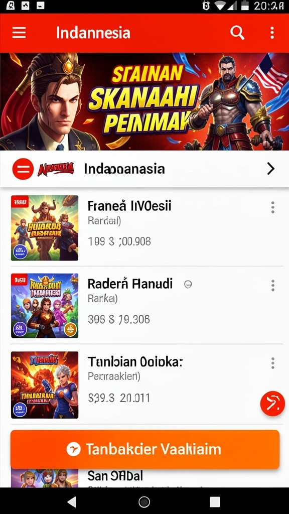 Tampilan antarmuka yang user-friendly.