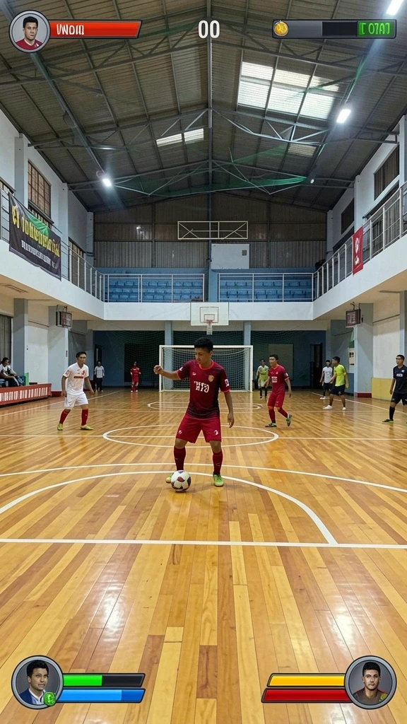 Karakter pahlawan dalam action yang epik.