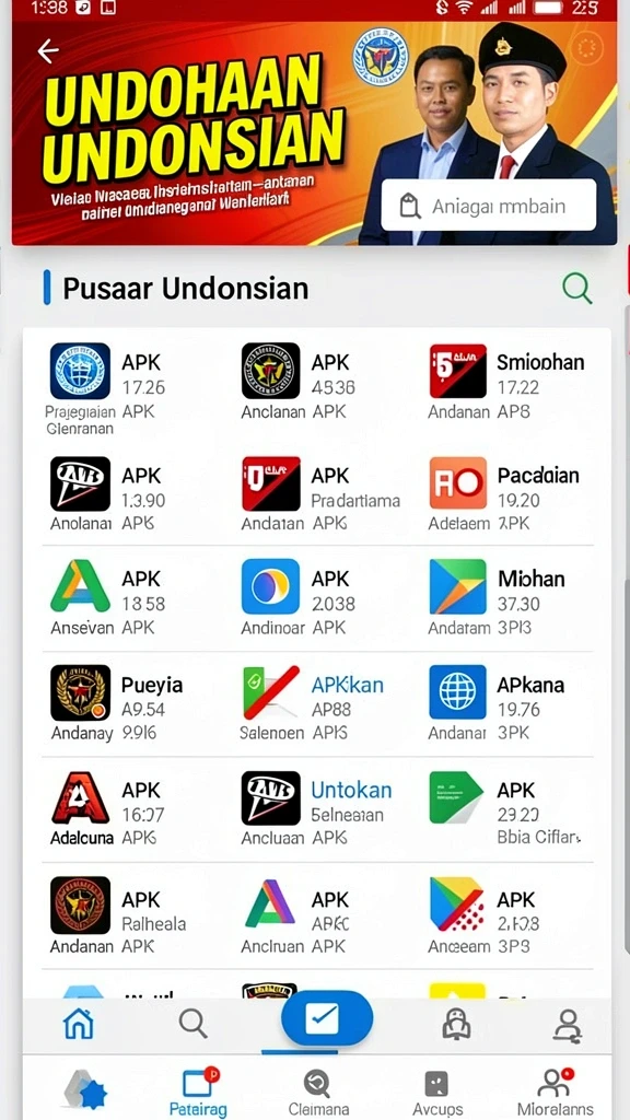 Tampilan antarmuka yang user-friendly.