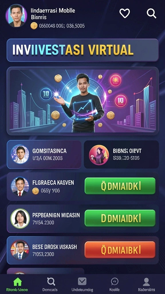 Tampilan awal yang mengesankan dengan grafis berkualitas tinggi.