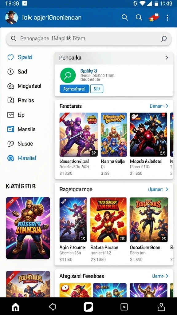 Tampilan antarmuka awal HOKILUCK yang menarik.