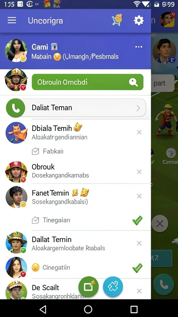 Fitur multiplayer yang memungkinkan permainan bersama teman.