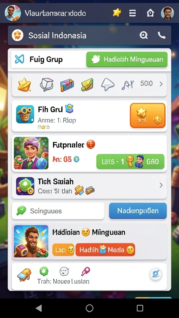 Tampilan grafis yang memukau dan penuh warna.