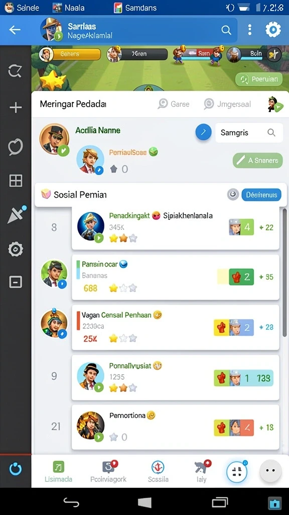 Karakter unik yang dapat dipersonalisasi sesuai keinginan.