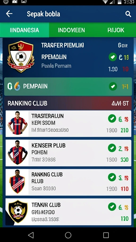 Tampilan antarmuka aplikasi yang sederhana dan menarik.