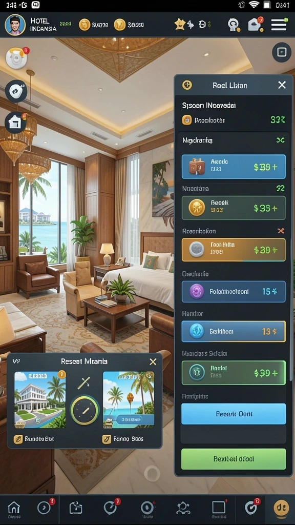 Fitur multiplayer memungkinkan interaksi seru dengan teman.