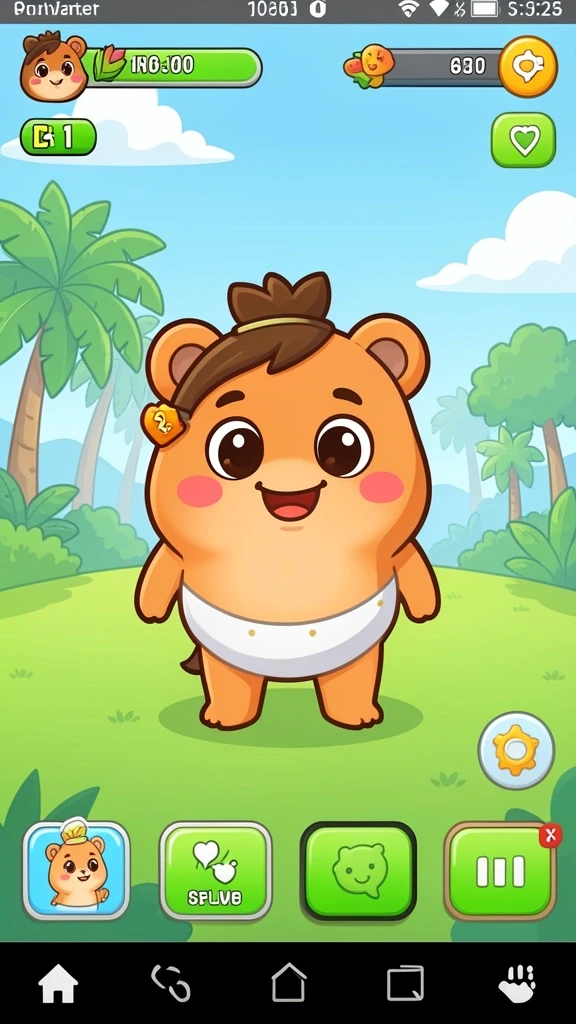 Item power-up untuk membantu pencapaian.