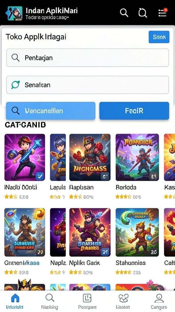 Tampilan antarmuka yang menarik dan mudah digunakan.