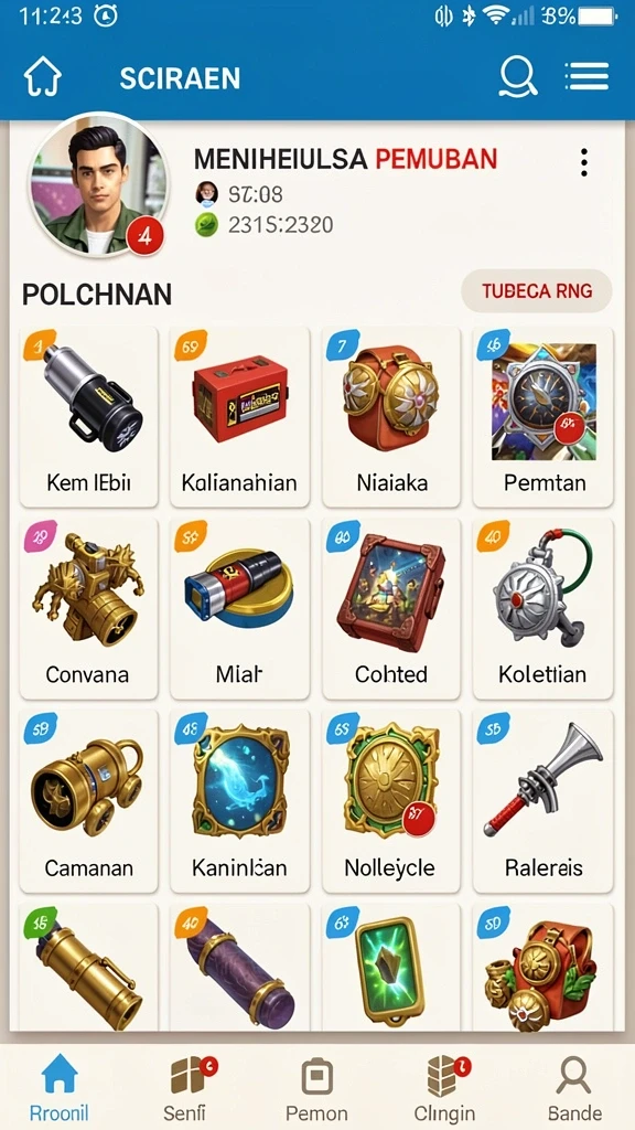 Mode permainan seru untuk semua pemain.