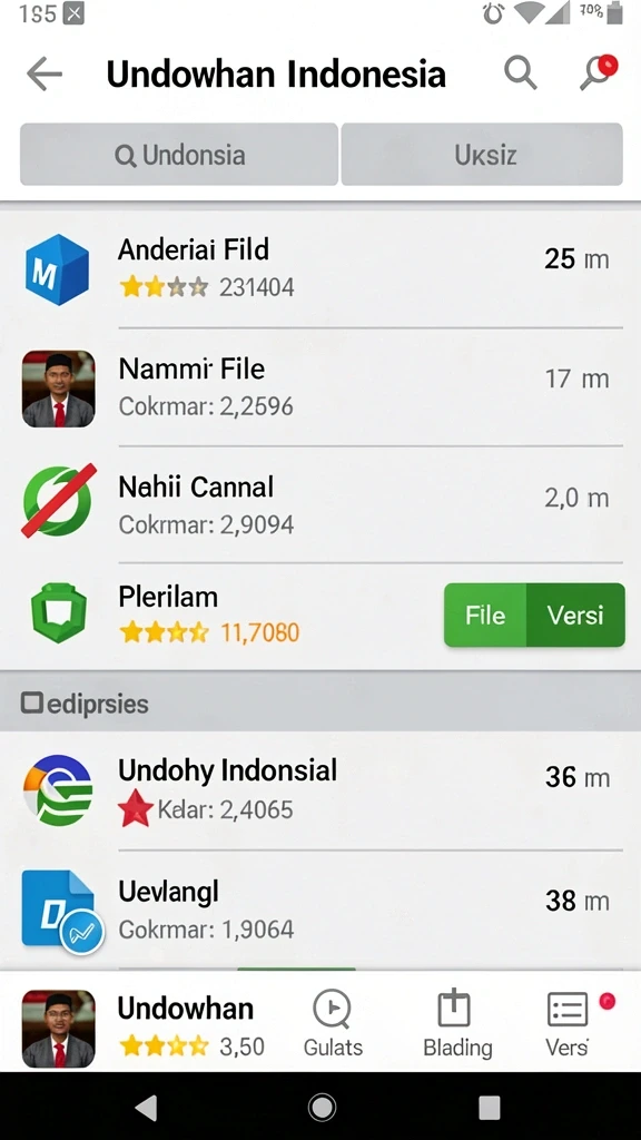 Tampilan antarmuka yang sederhana dan intuitif.