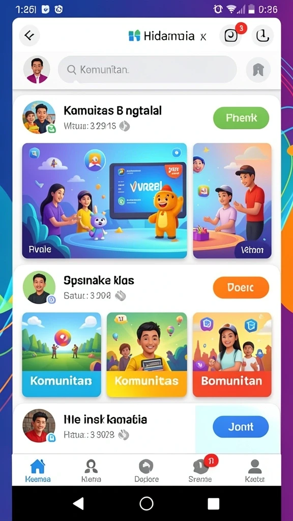 Interaksi sosial dengan pemain lain semakin seru.