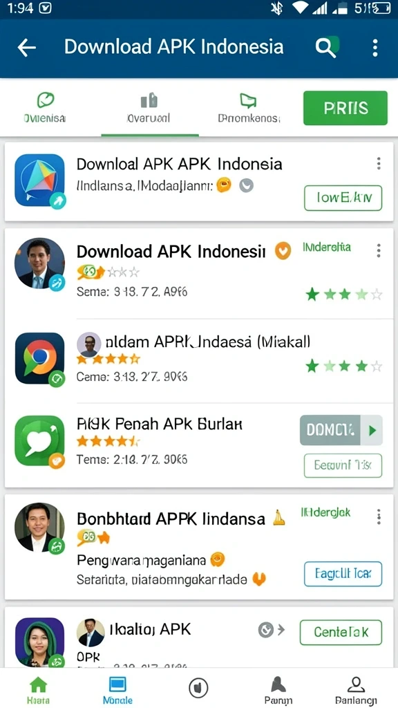 Tampilan awal yang menarik dan intuitif.