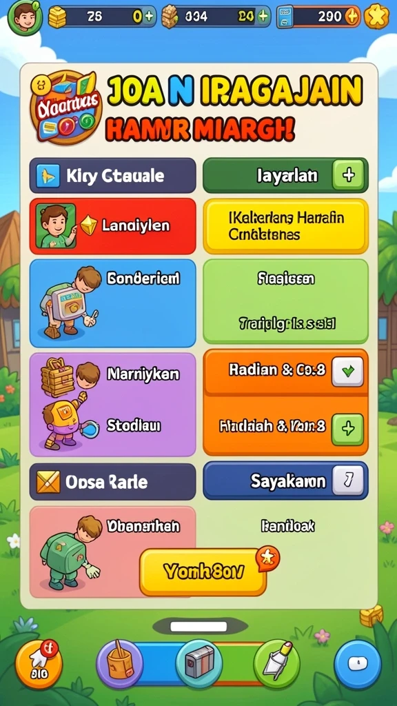 Mode permainan yang beragam dan menantang.