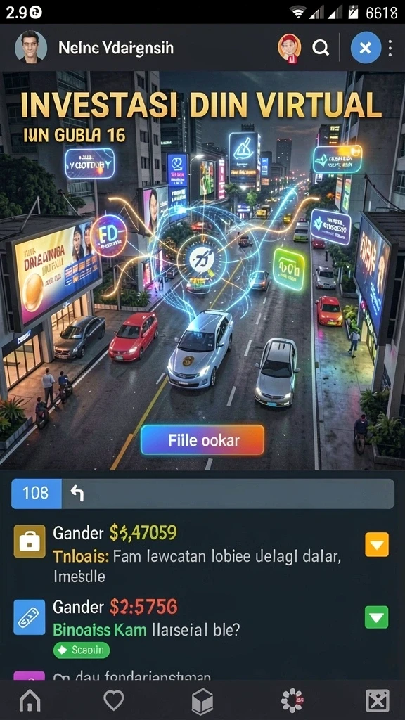 Momen pertempuran seru antara karakter yang disesuaikan.