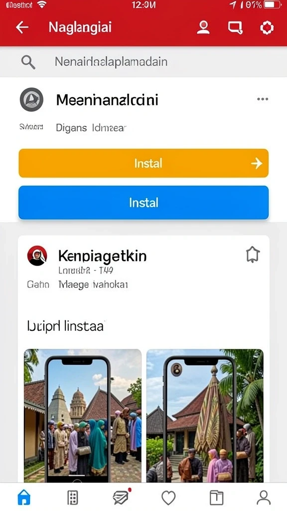 Fitur sosial untuk berbagi pengalaman bermain.