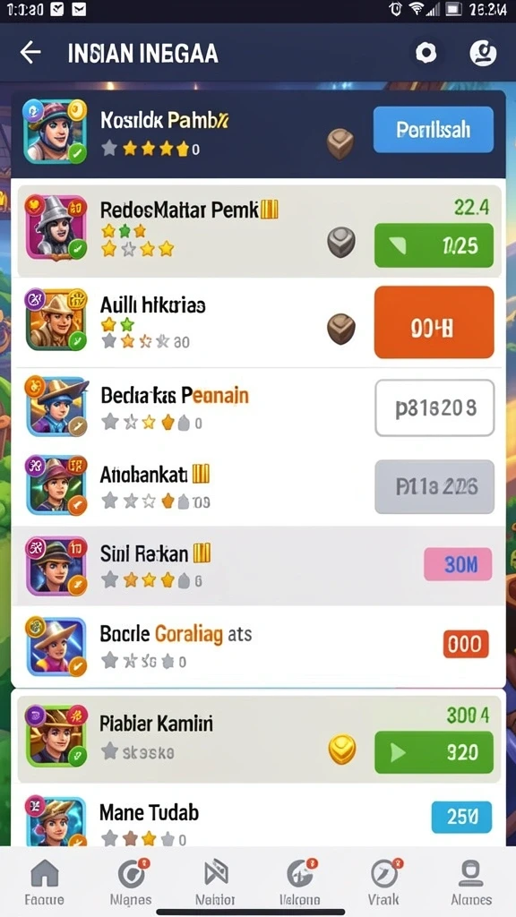 Karakter-karakter unik dengan kemampuan berbeda.