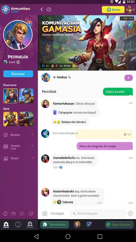Fitur multiplayer untuk bermain bersama teman.