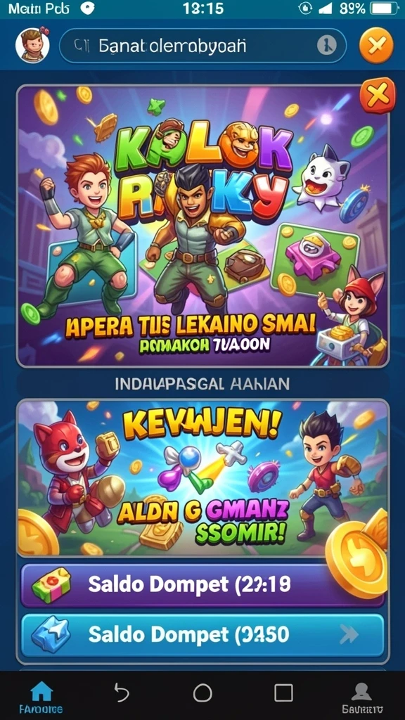Beragam pilihan slot dengan grafis memikat.