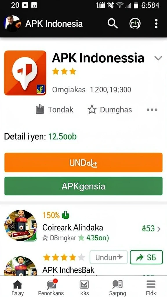 Tampilan antarmuka pengguna yang intuitif dan menarik.