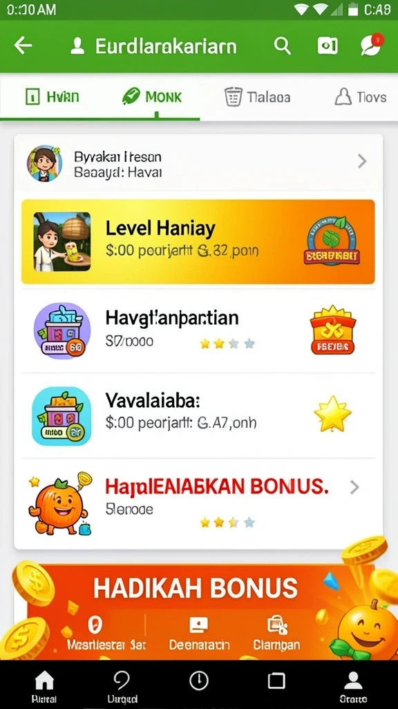 Gambaran tentang karakter yang telah disesuaikan oleh pemain.