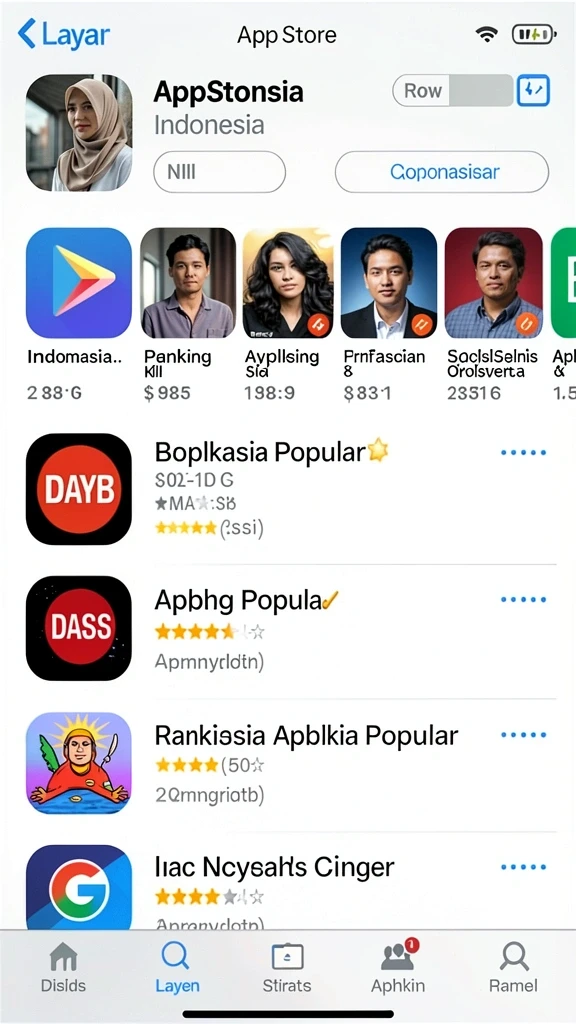 Tampilan menu yang user-friendly dan menarik.