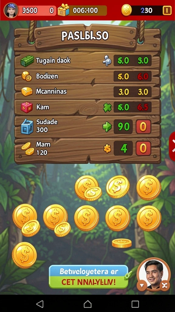 Screenshot kedua menampilkan karakter utama dalam aksi.
