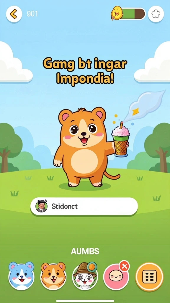Tampilan utama UDINTOGEL dengan navigasi yang intuitif.