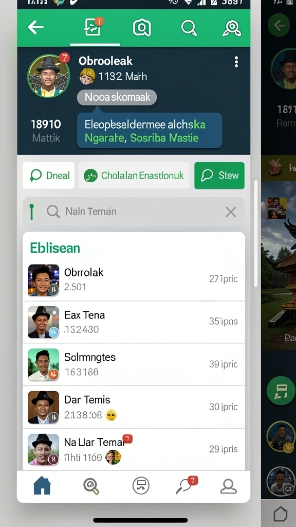 Karakter dengan desain yang keren dan unik.