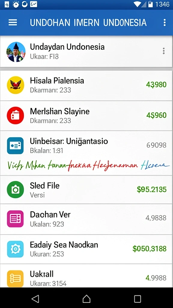 Menampilkan berbagai pilihan permainan yang menarik.